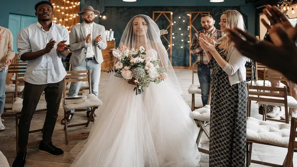 Bride Dancing With Her Dog