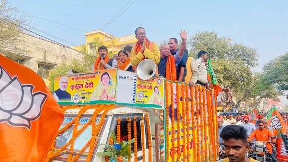 manoj tiwari road show