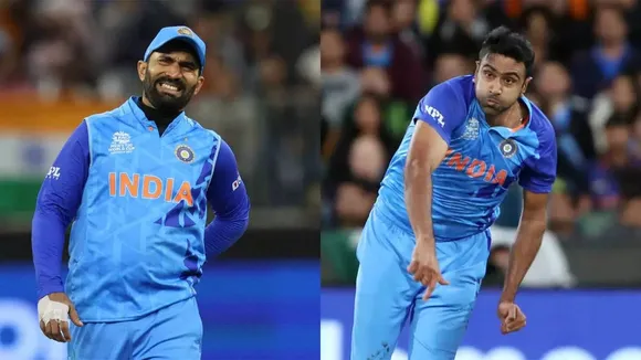 Dinesh Karthik and R Ashwin