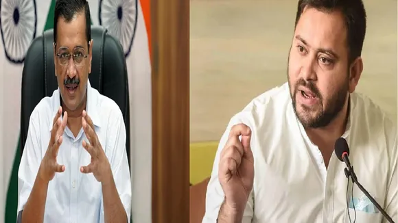 tejashwi on kejriwal
