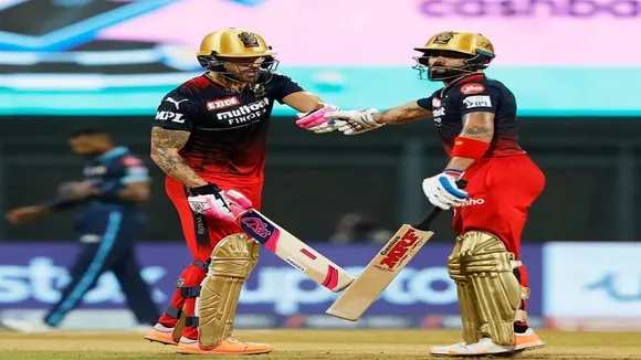 Faf Du Plesis And Virat Kohli
