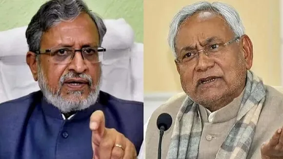 Nitish and sushil modi