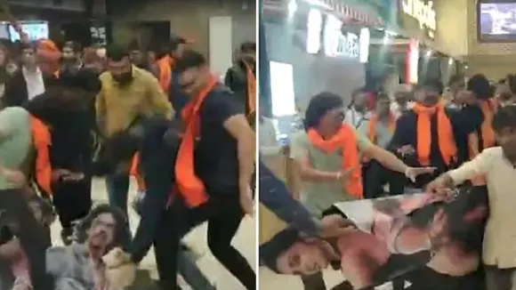 bajrang dal protest against pathaan