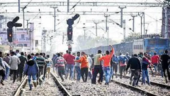 RAIL PROTEST