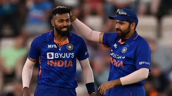 Hardik Pandya and Rohit Sharma