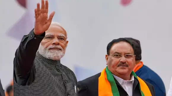 Narendra Modi and JP Nadda