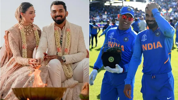 ms dhoni virat kohli kl rahul wedding
