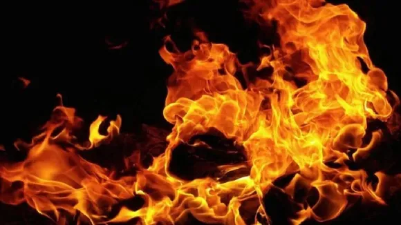 massive fire