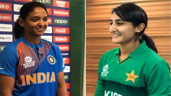 Harmanpreet Kaur and Bismah Maroof