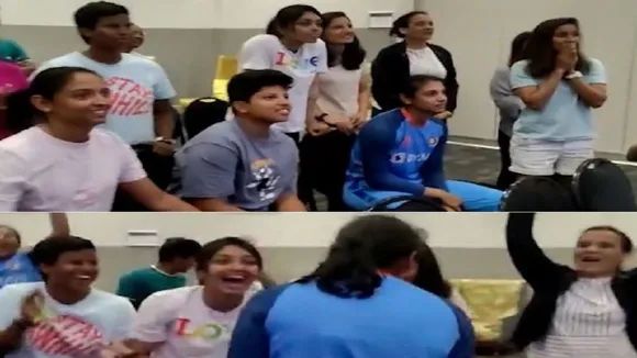 Smriti Mandhana Happy