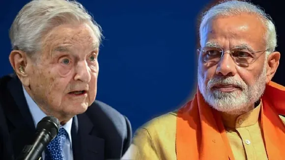 PM modi george soros