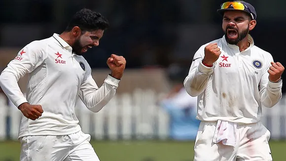 Ravindra Jadeja and Virat Kohli