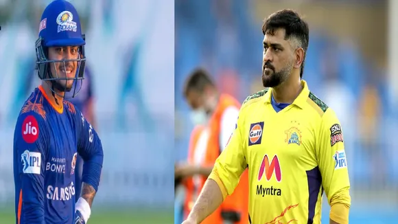 ms dhoni and ishan kishan