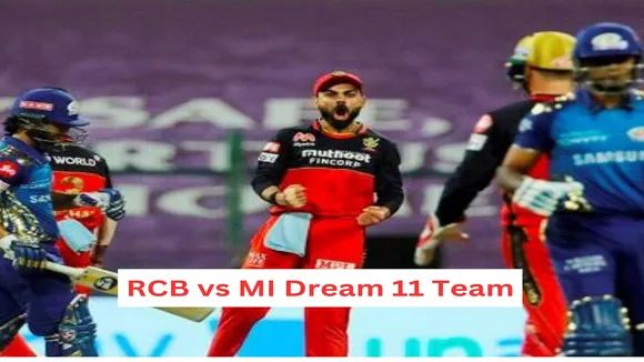 RCB vs MI Dream 11