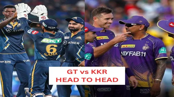 GT vs KKR HEAD TO HEAD