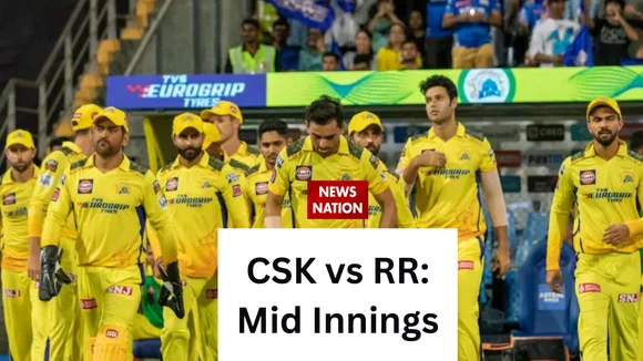 indian premier league 2023 csk vs rr mid innings update