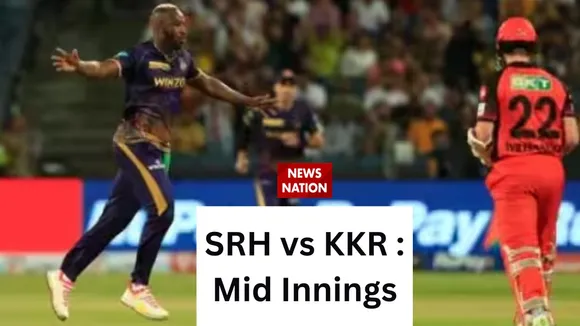indian premier league 2023 kkr vs srh mid innings update