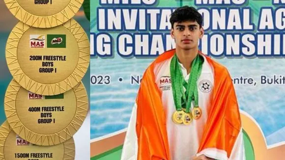 Vedang Madhawan got 5 gold medal