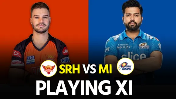 SRH vs MI PLAYING 11
