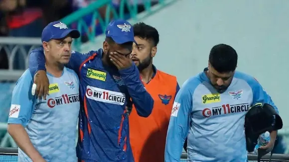 ipl 2023 lsg vs rcb kl rahul injury update krunal pandya hip flexors