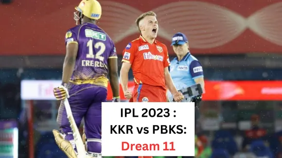 ipl 2023 kkr vs pbks match dream 11 team for today match in hindi