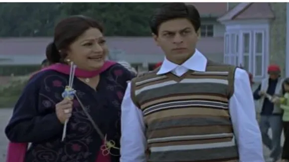 Bindu and Shahrukh khan