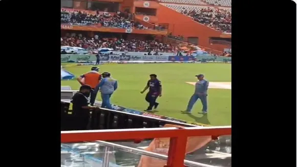 ipl 2023 seeing Gautam Gambhir fans started chanting Virat Virat video