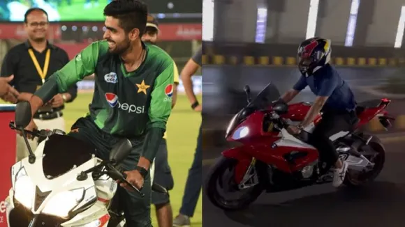 pakistan captain babar azam latest bike riding post goes viral