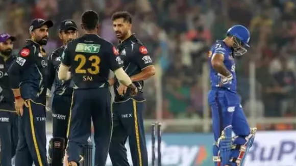 ipl 2023 gt vs mi qualifier 2 final innings update in hindi