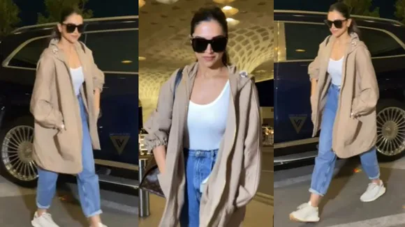 Deepika Padukone Airport look