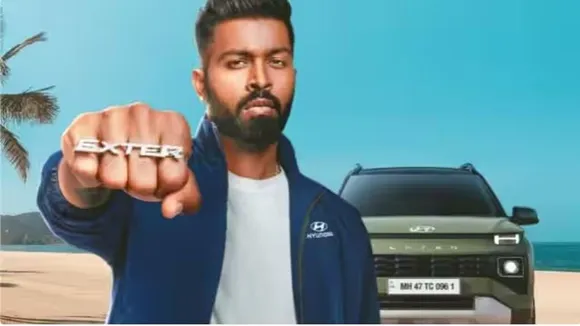 Hardik pandya brand ambassador of hyundai exter