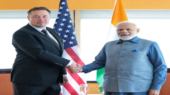 pm modi Elon Musk