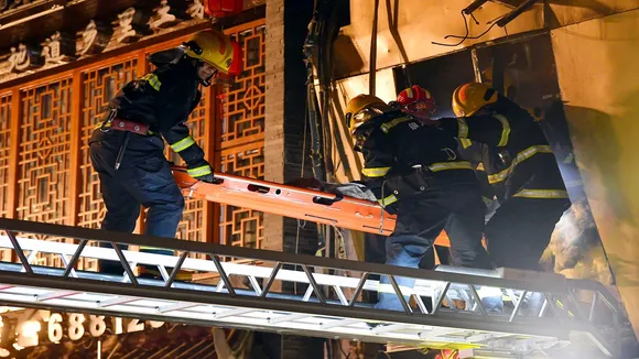 China restaurant blast