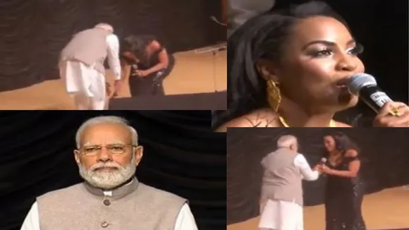 marry millen touched pm feet