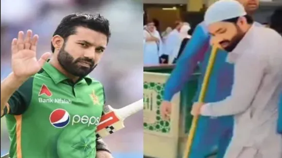 mohammad rizwan spotted cleaning sacred mosque in makkah