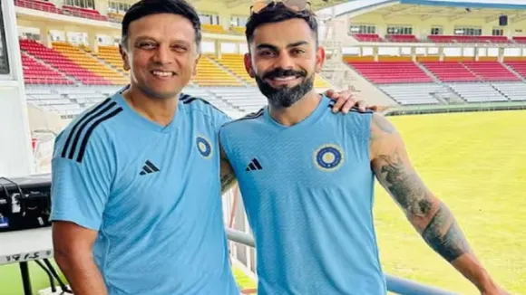 virat kohli and rahul dravid recall memories westindies tou 2011