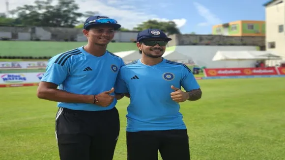 IND vs WI : रोहित ने यशस्वी को और कोहली ने ईशान को दिया कैप