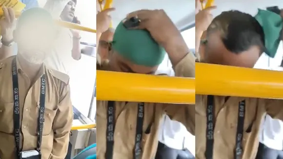 viral karnataka bus conductor video