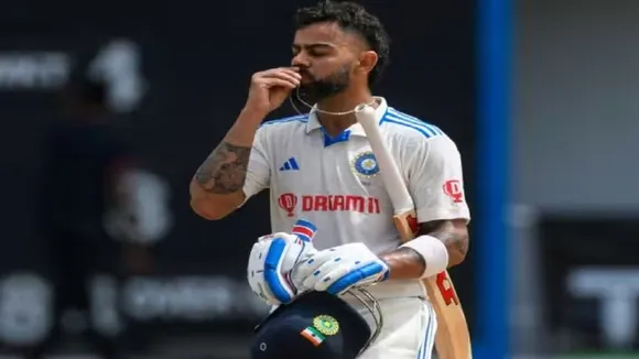 wi vs ind anushka sharma reaction on virat kohli century goes viral