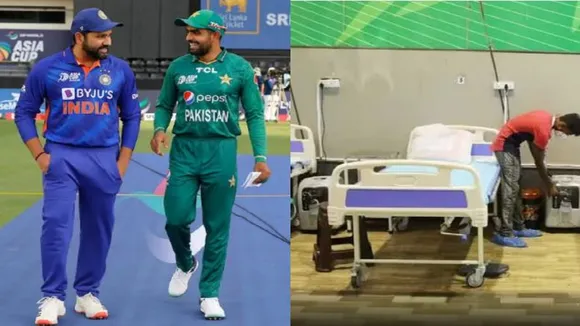 ind vs pak ahmedabad cricket fans start booking hospital bed