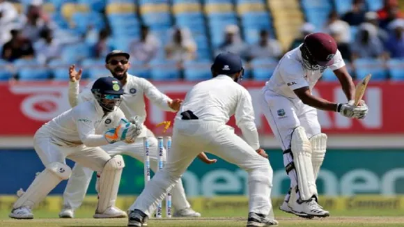 ajinkya rahane test in ind vs wi 2nd test match 1st day