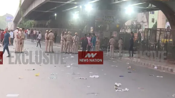 ruckus in delhi