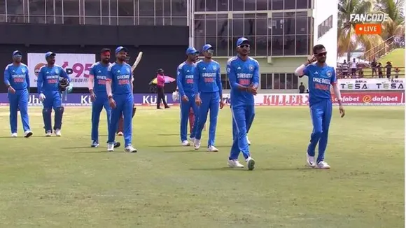 ind vs wi 3rd odi match delayed start because 30 yard circle