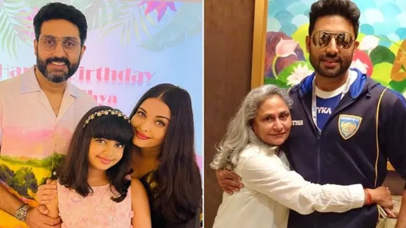 Aaradhya Bachchan and Abhishek Bachchan