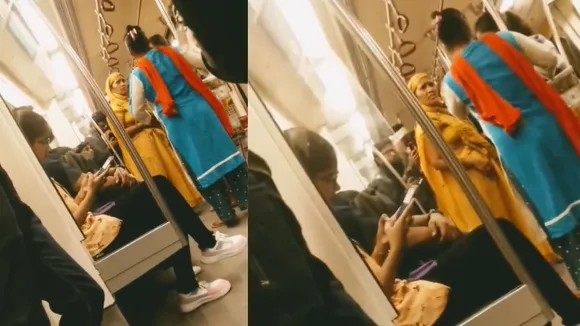 viral delhi metro trending video