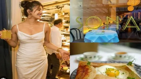 Priyanka Chopra for sona restaurant