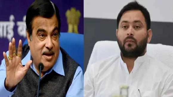 nitin gadkari tejashwi yadav