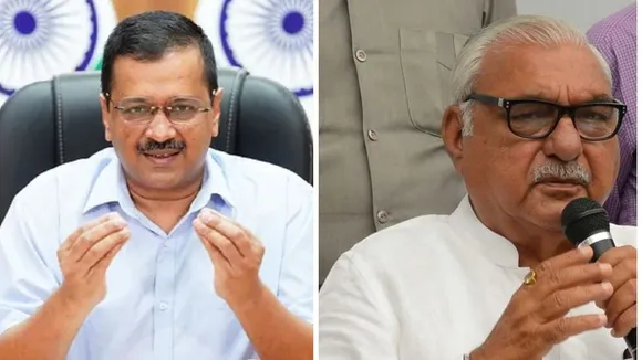 arvind kejriwal and Bhupendra Singh hooda