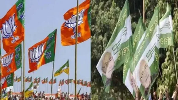 bjp jdu flag