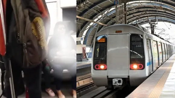 viral delhi metro trending video